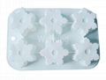 silicone cake mold in snowflake shape 1