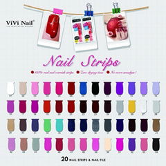 self-adhesive nail polish sticker