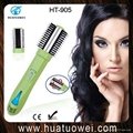 Female home or travel muti-function rotating styler hair brush