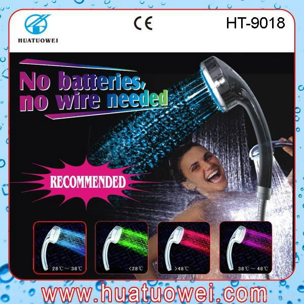 led telephone bathroom hand rainfall shower