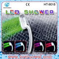 led telephone bathroom hand rainfall shower 2