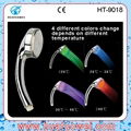 led telephone bathroom hand rainfall shower 5