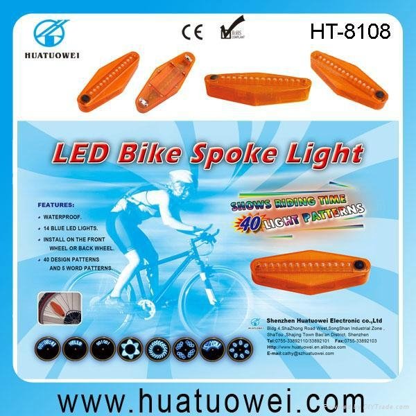 Led colorful bike or bicycle wheel light