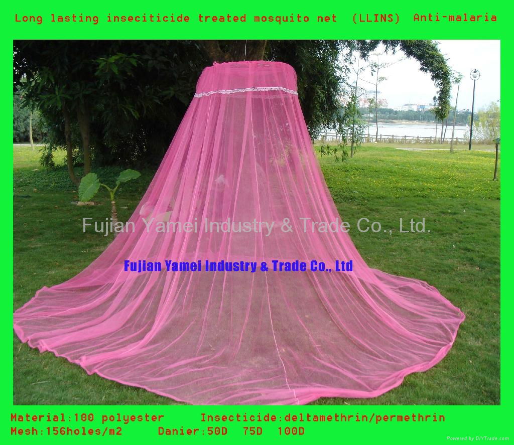 polyetser deltamethrin chemically treated mosquito bed net