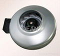 Circular Inine Duct fans with external rotor motors