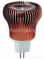 3*1w epistar LED spot lamp with GU5.3