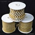 Cup chain with strass cup-Kette  3