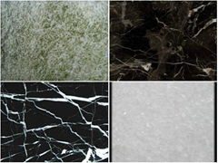 China marble, chinese marble (black, white, green color)