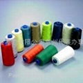 Polyester sewing threads