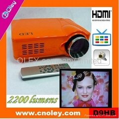 hot led projector 1080p built in tv