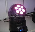 FY-1896 7pcs 4 in 1 LED Mini moving head wash    1