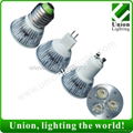 LED spotlight 3pcs*1W 1