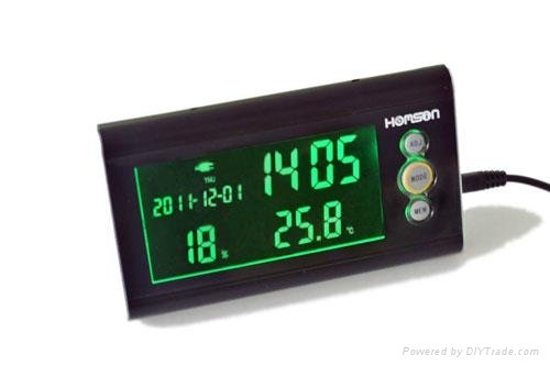 Digital Clock Temperature and Humidity Meter