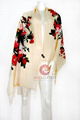 Floria print fashion wool scarf shawl 1