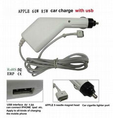 60W Multifunction Car/Phone Charger for iPhone/iPad, with 12 to 16V DC Input