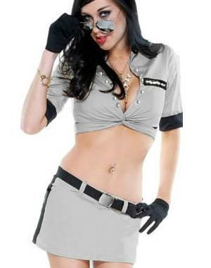 Sexy Police Halloween Costumes Hostess Adult Costume Fancy Dress Linge