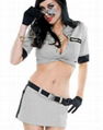 Sexy Police Halloween Costumes Hostess Adult Costume Fancy Dress Linge  