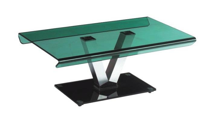 2012 New design glass coffee table A05 3