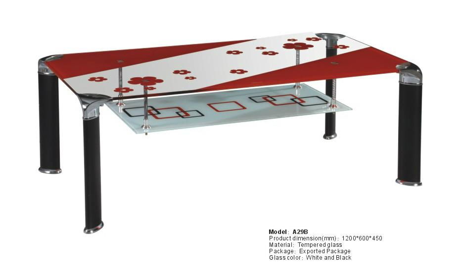 2012 New design glass coffee table A36 3