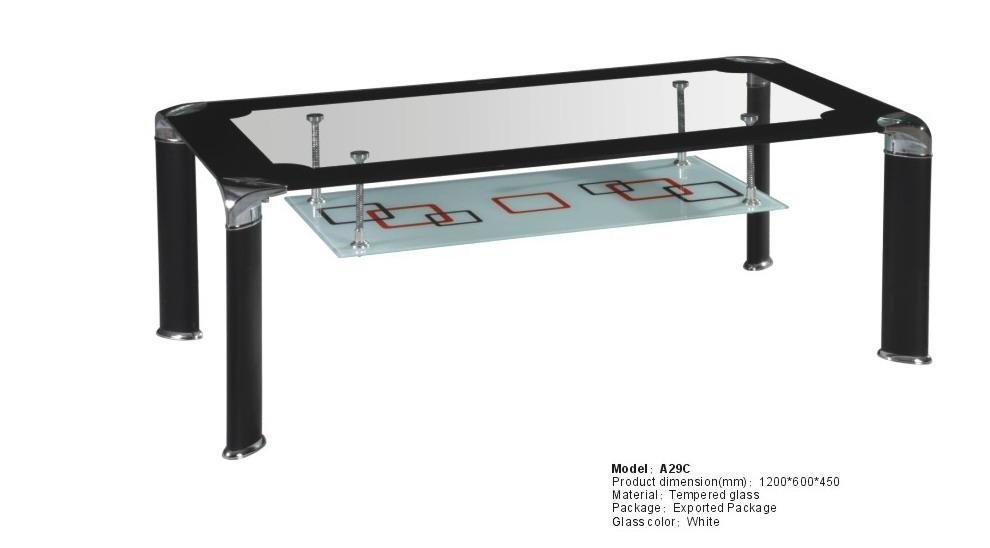 2012 New design glass coffee table A36 4