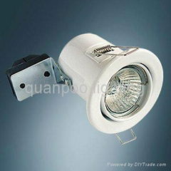 Fire rated downlight