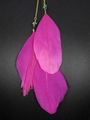 Long Urban Chain Rose Feather Hipster Earrings 1