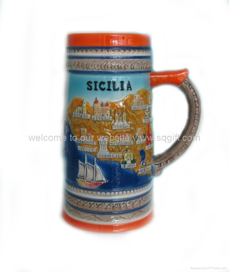 Ceramic 3D Souvenir Cup 2