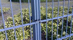 double wire fence