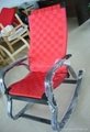 wooden rocking chair with cushion 2