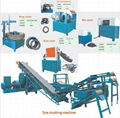 waste tyre recycling production line 5