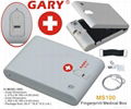 Biometric Fingerprint Portable Mini Medical safe Box for home and hospital