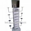 Free standing metal display rack for helmet/ helmet stand   3