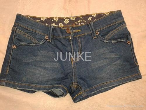 Lady used jean short pants