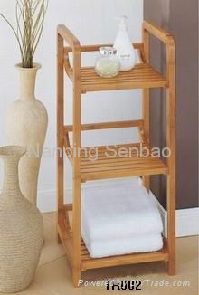 bamboo bathroom rack 2
