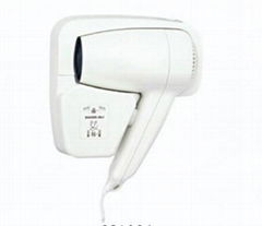 Hotel guest room hair dryer