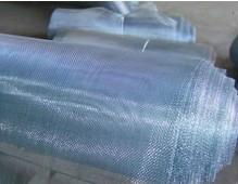 Light galvanized wire netting window screen