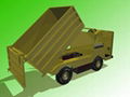 electric truck with dumping cargo bed 1