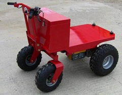 electrically-assisted hand-push cargo cart