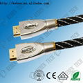 1.4V 19Pin 24K gold plated general HDMI cable 1