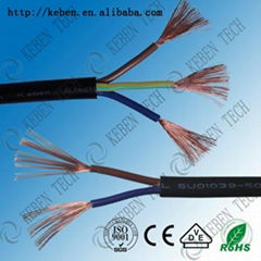 H05VV-F flexible PVC insulated power cable