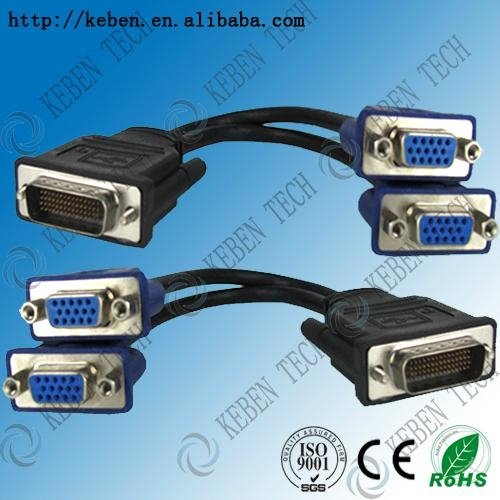 15Pin Male to Male vga to video cable  4