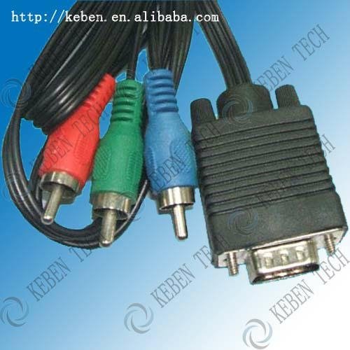 15Pin Male to Male vga to video cable  5