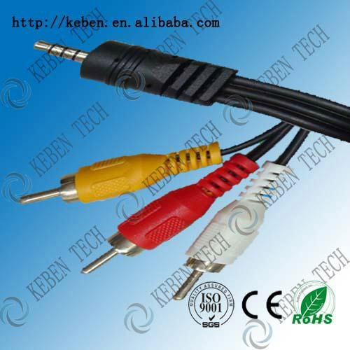 3RCA stereo digital audio cable for CD player 4