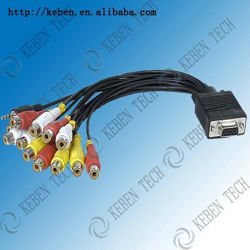 3RCA stereo digital audio cable for CD player 5