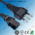 uk power plug standard 3pin cord with fuse  4