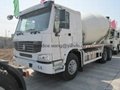 sinotruk howo 8m3 concrete mixer truck  