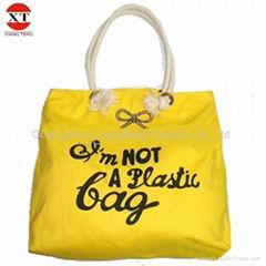 Eco-friendly canvas tote bag