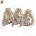 Satin embroidery gift bag