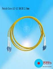 single mode LC to LC fiber optic patch cord