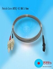 mulit mode duplex MTRJ to SC Fiber optic patch cord 